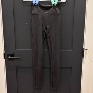 SPANX Faux Leather Moto Leggings